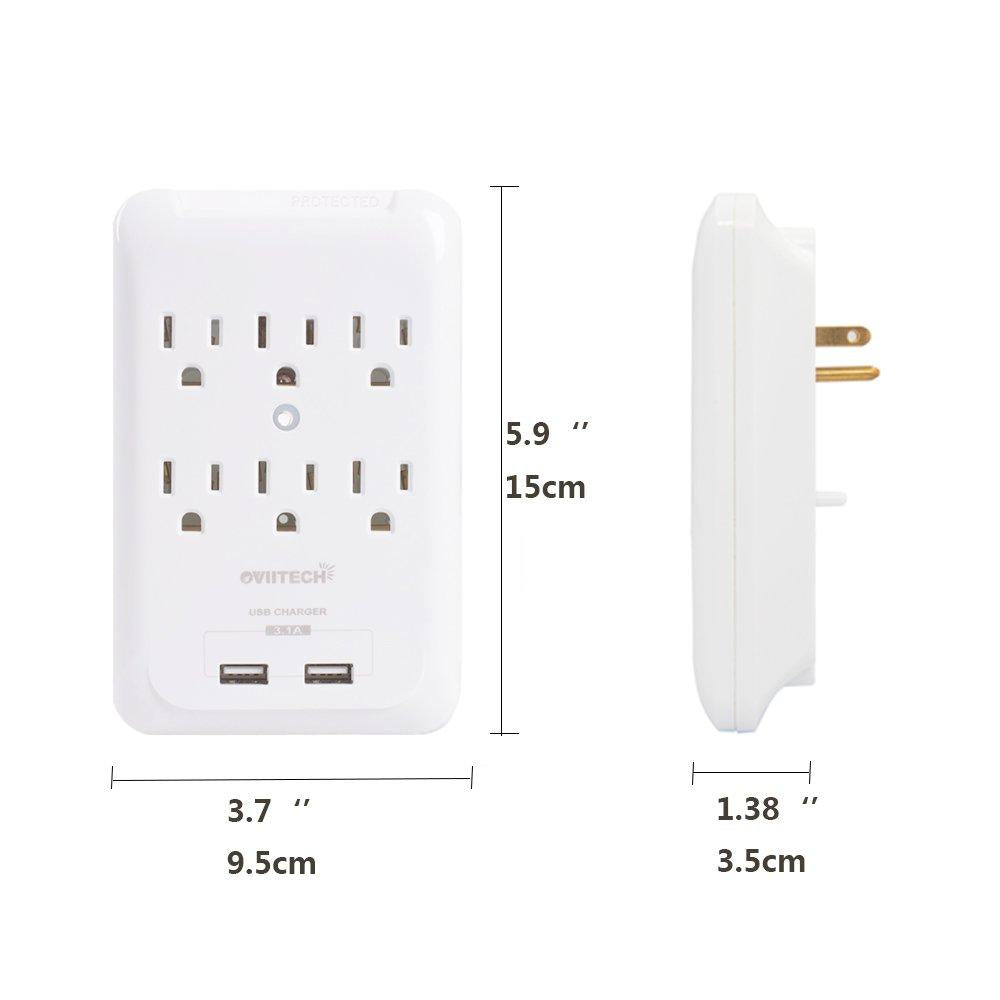 Multi-Function Wall Mount Adapter 6 AC