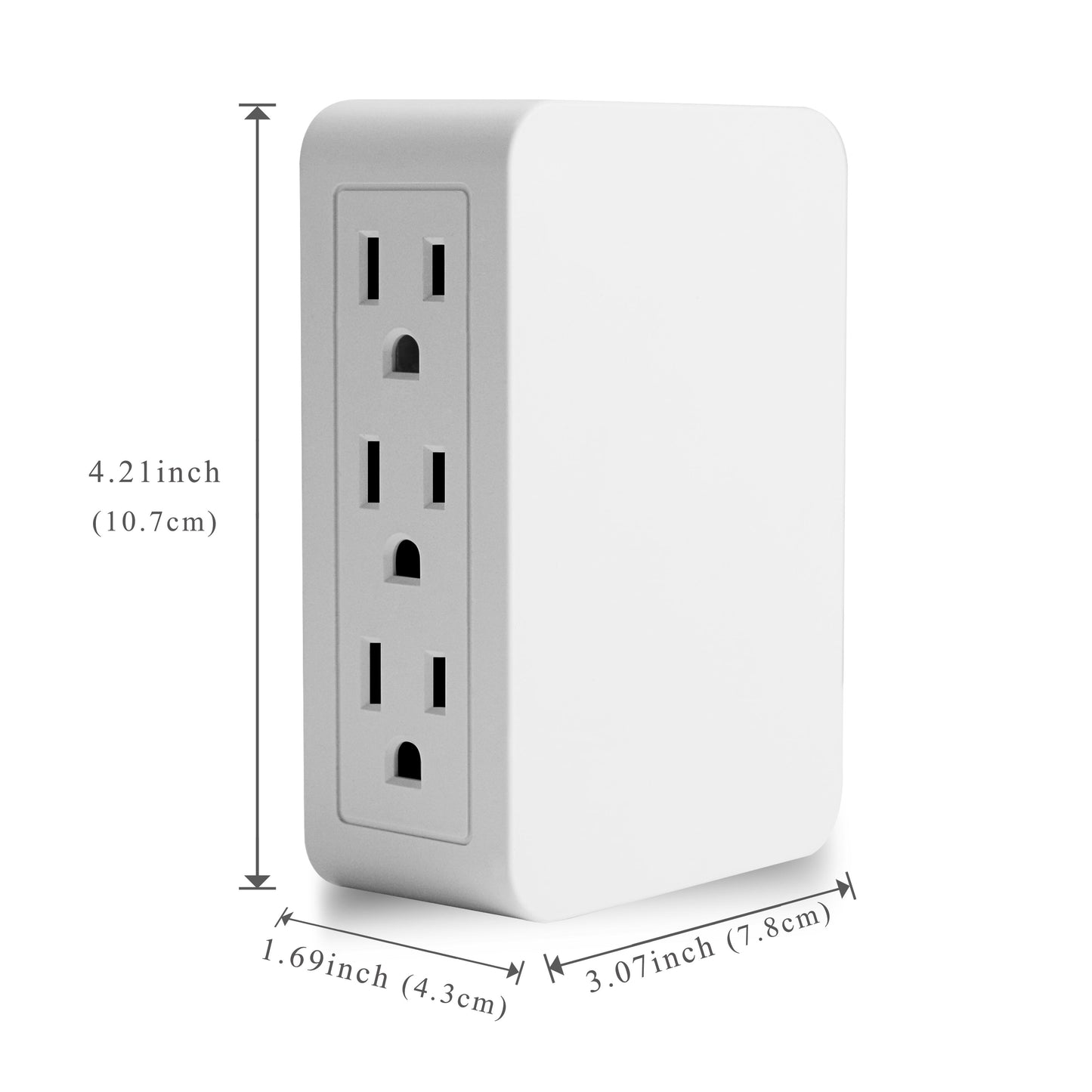 Plug in Outlet Extender 2Pack