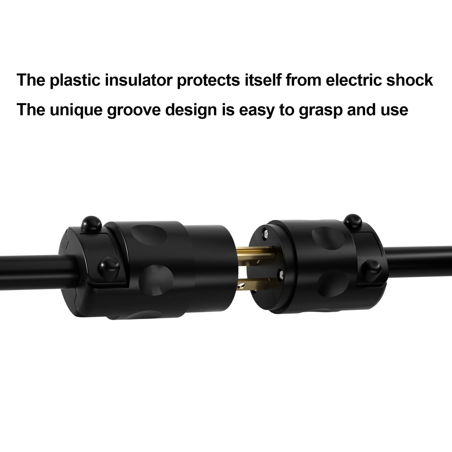 3 Prong Replacement Plug Connector Set 5Pack