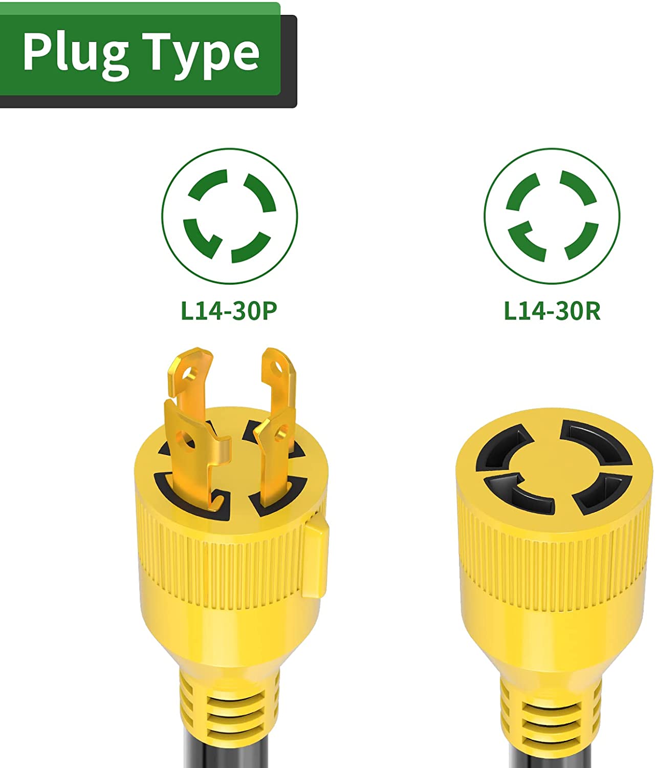 20Feet Generator Extension Cords