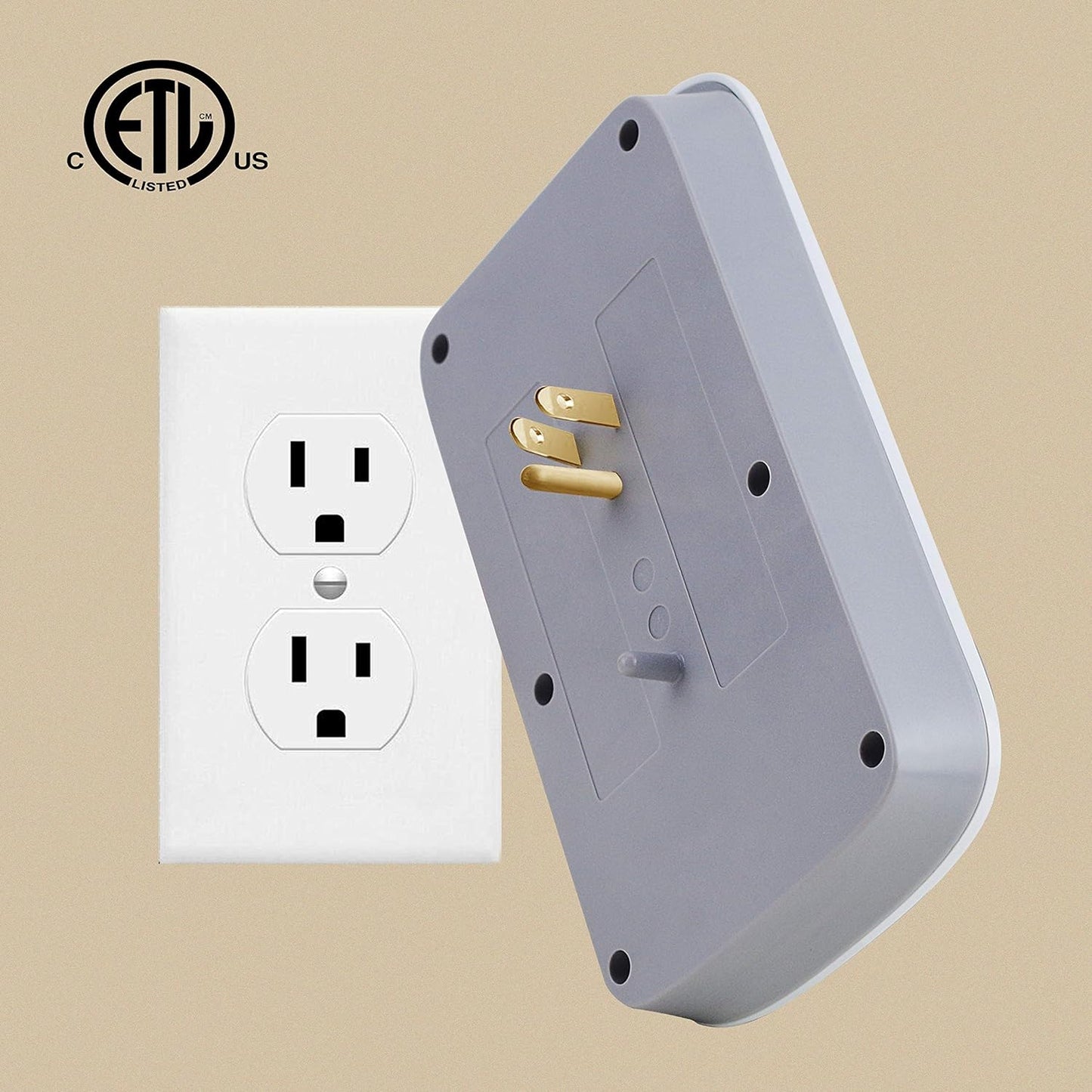 6 Outlet Extender with USB Ports
