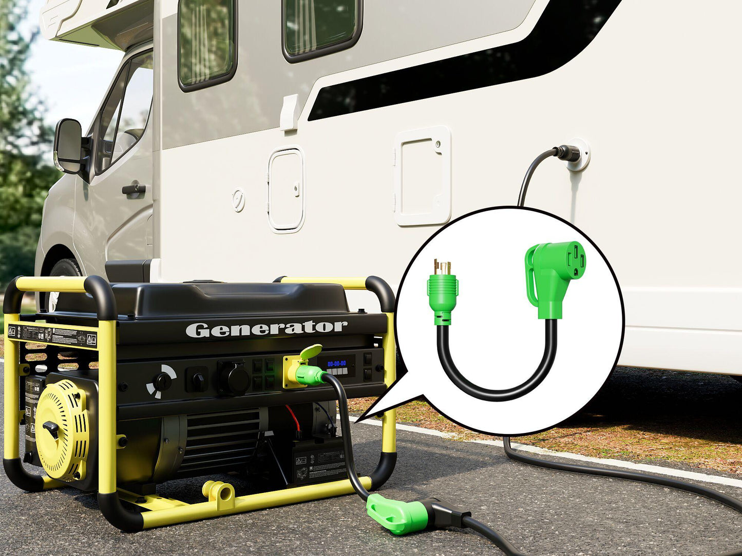 Generator Adapter Power Cord