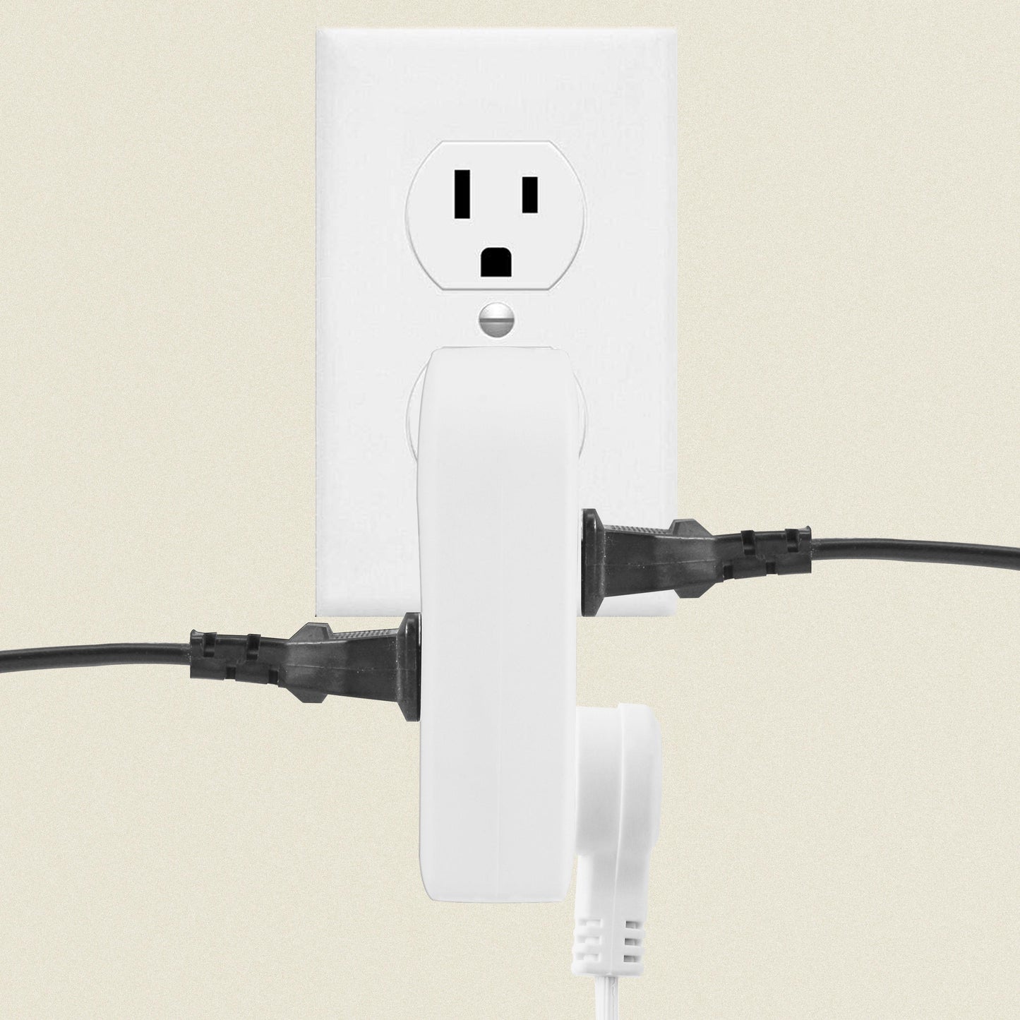 3 Way Outlet Vertical Wall Adapter