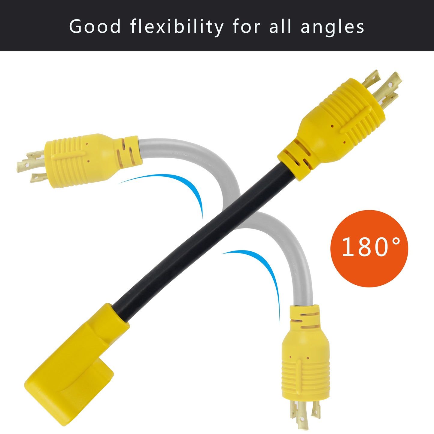 3 Prong RV Generator Adapter Cord