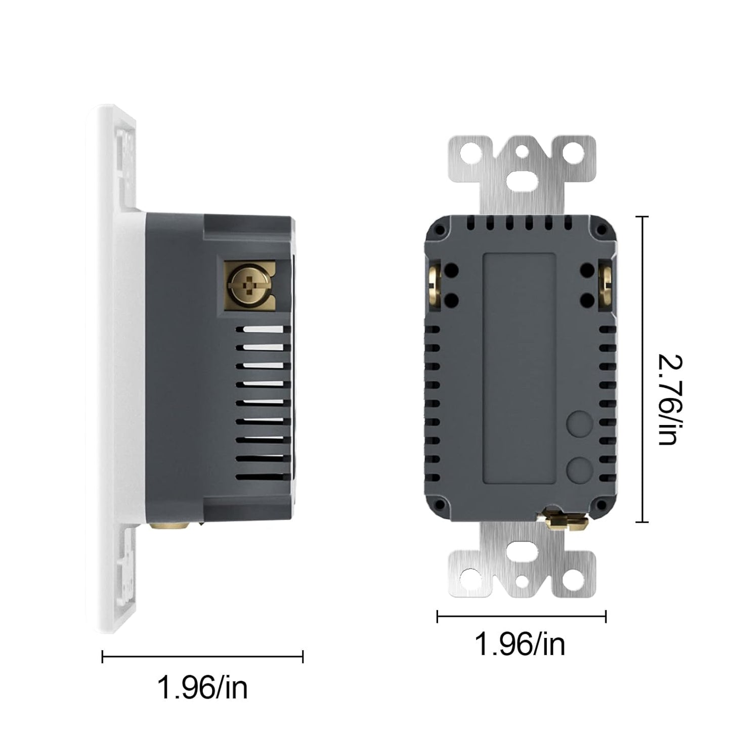 Outlet with USB Wall Charger 4 Pack
