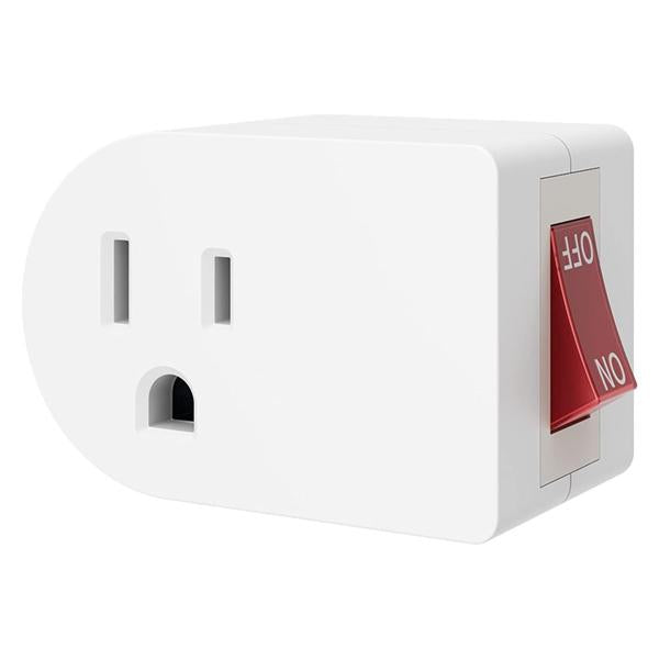 4 Pack Grounded Outlet with Power Switch