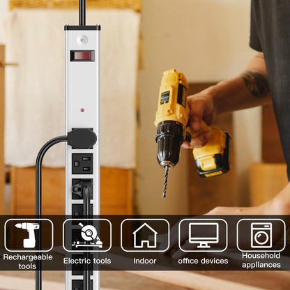 10 Outlet Metal Socket with USB port