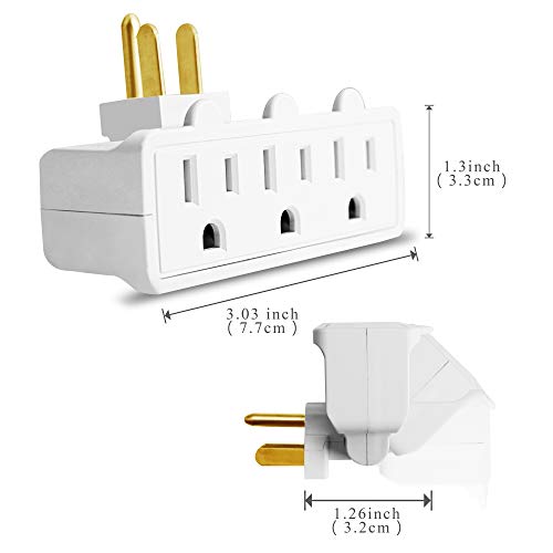 3 Outlet Swivel Wall Adapter
