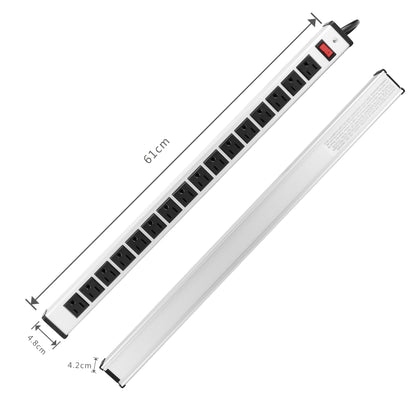 16 Outlets Metal Power Strip