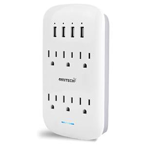 6 Outlet Extender with USB Ports