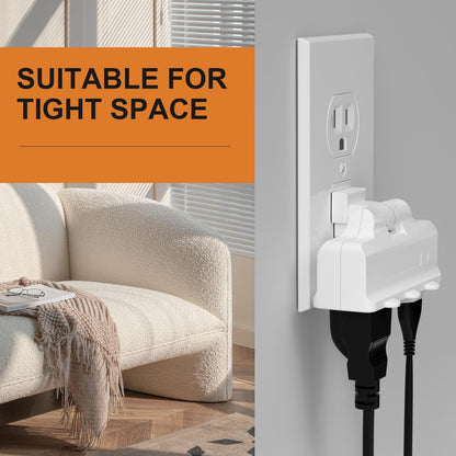 3 Outlet Swivel Wall Adapter