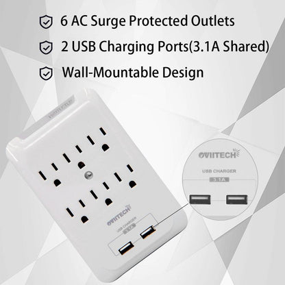 Multi-Function Wall Mount Adapter 6 AC