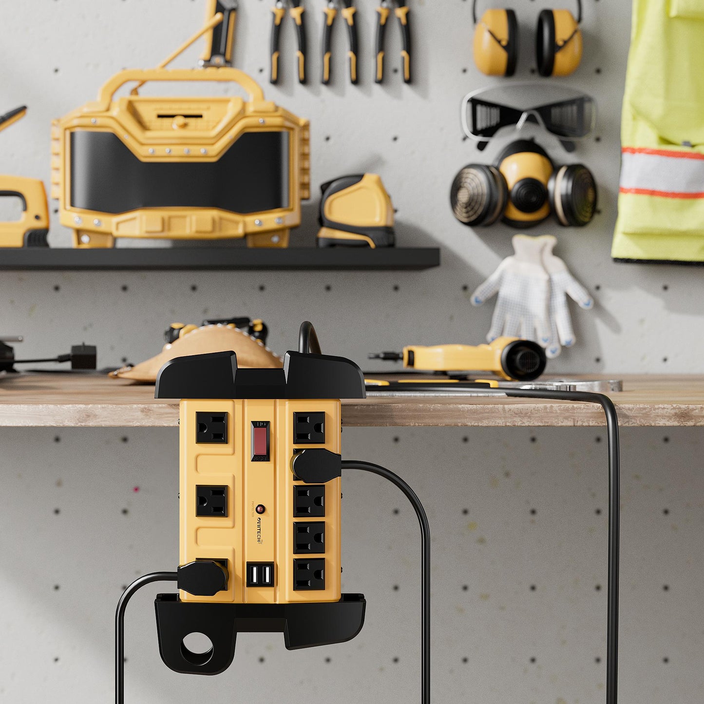 Heavy Duty Power Strip with USB